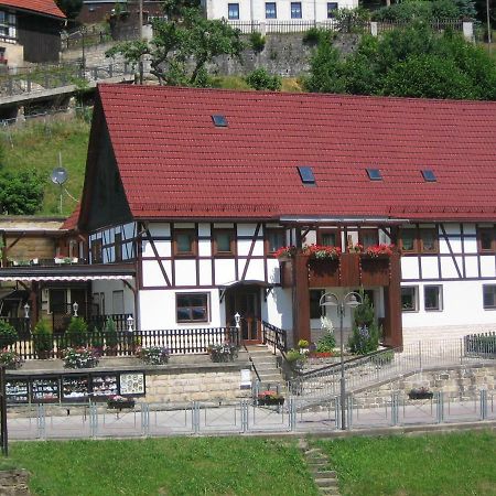 Ferienwohnung Am Gruenbach 1 Rathen Exterior photo