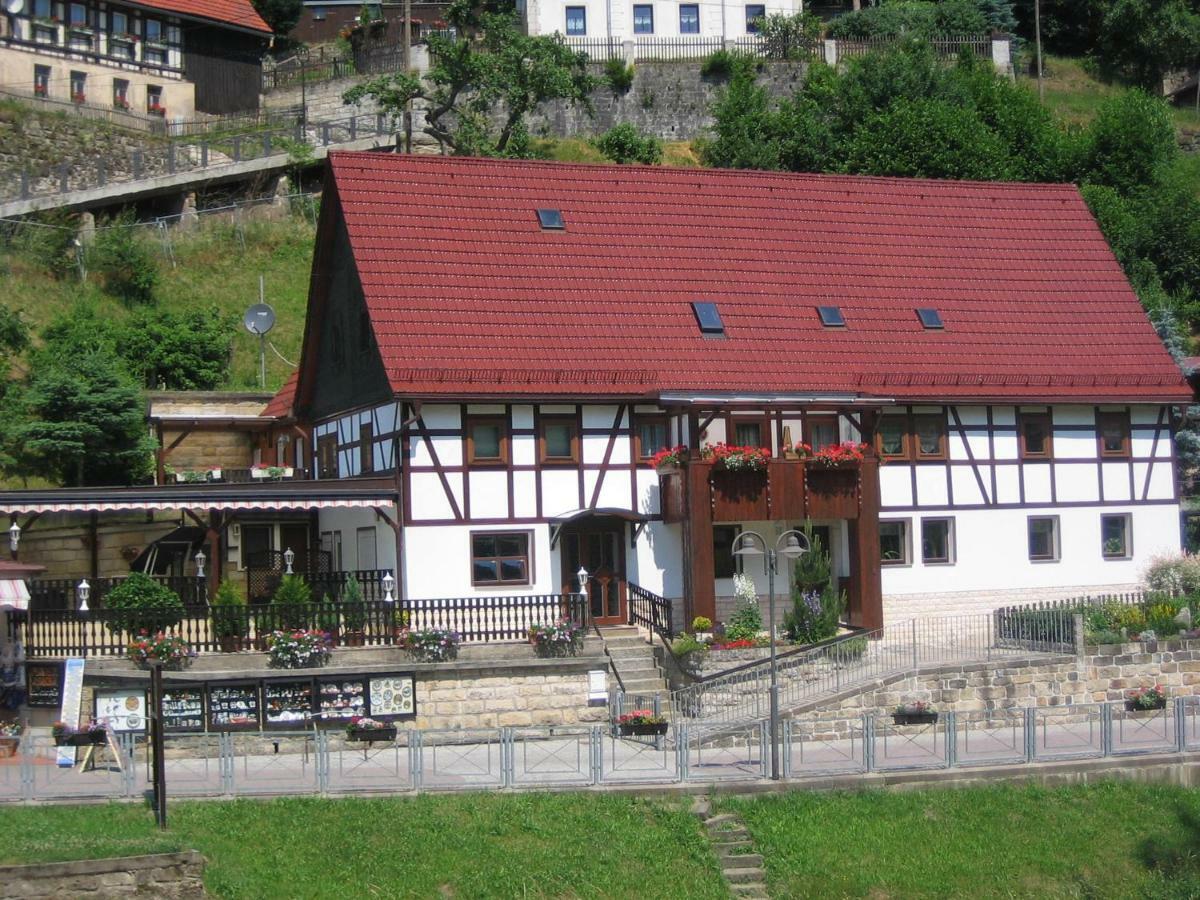 Ferienwohnung Am Gruenbach 1 Rathen Exterior photo