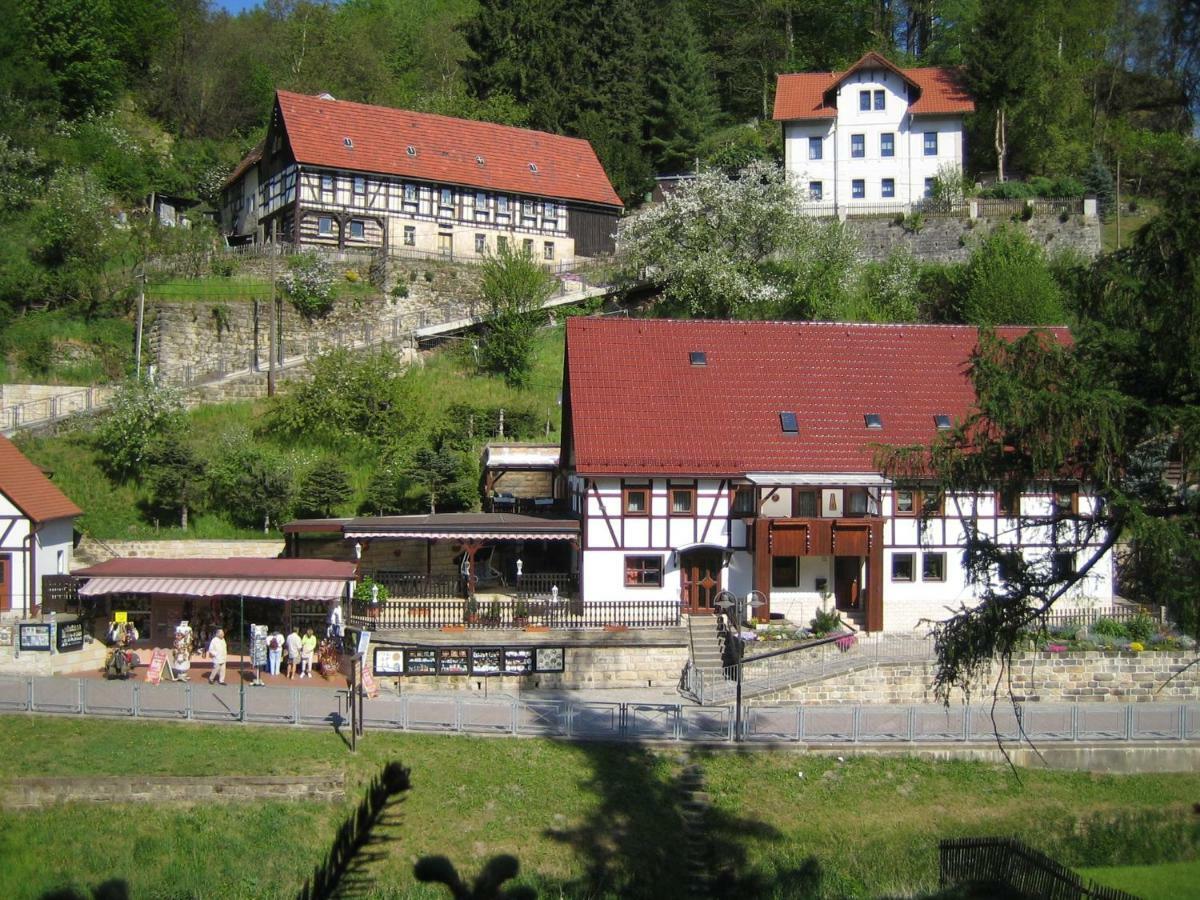 Ferienwohnung Am Gruenbach 1 Rathen Exterior photo